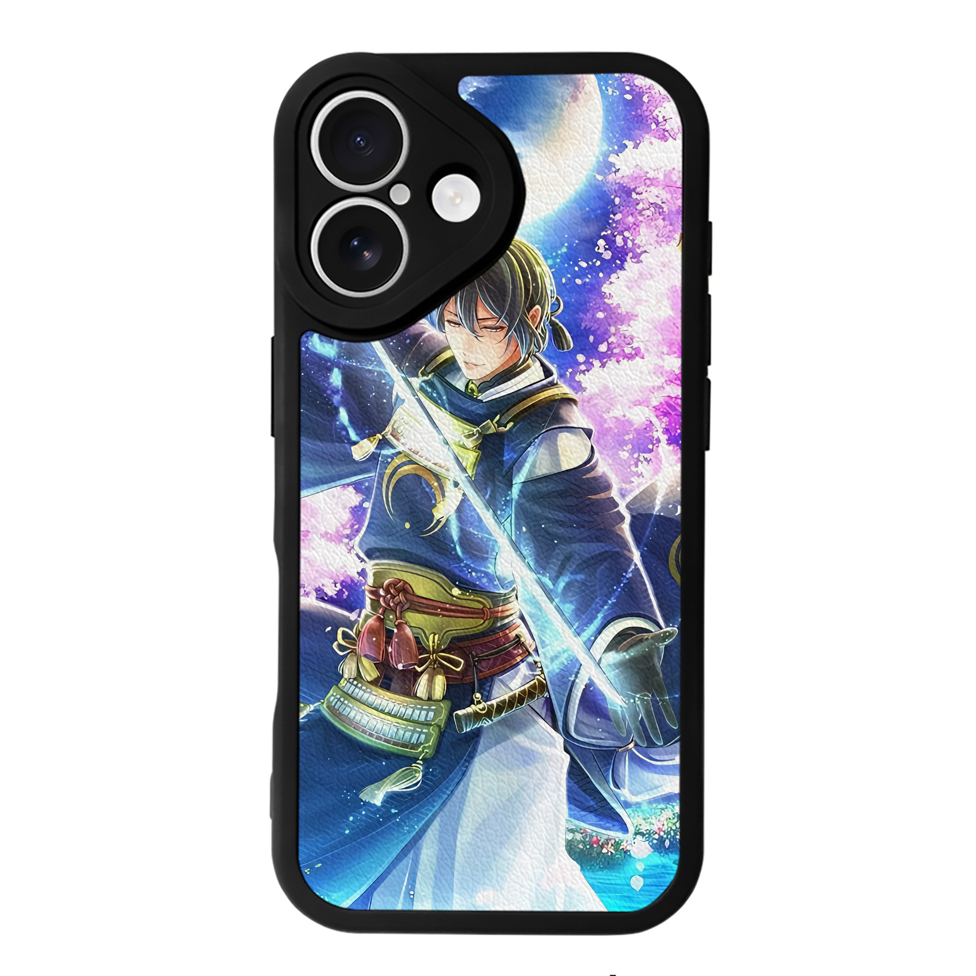 （画像用） 刀剣乱舞 Touken Ranbu 【iPhone 16シリーズ対応】シリコンスマホケース（レザー調） 材質：シリコン
